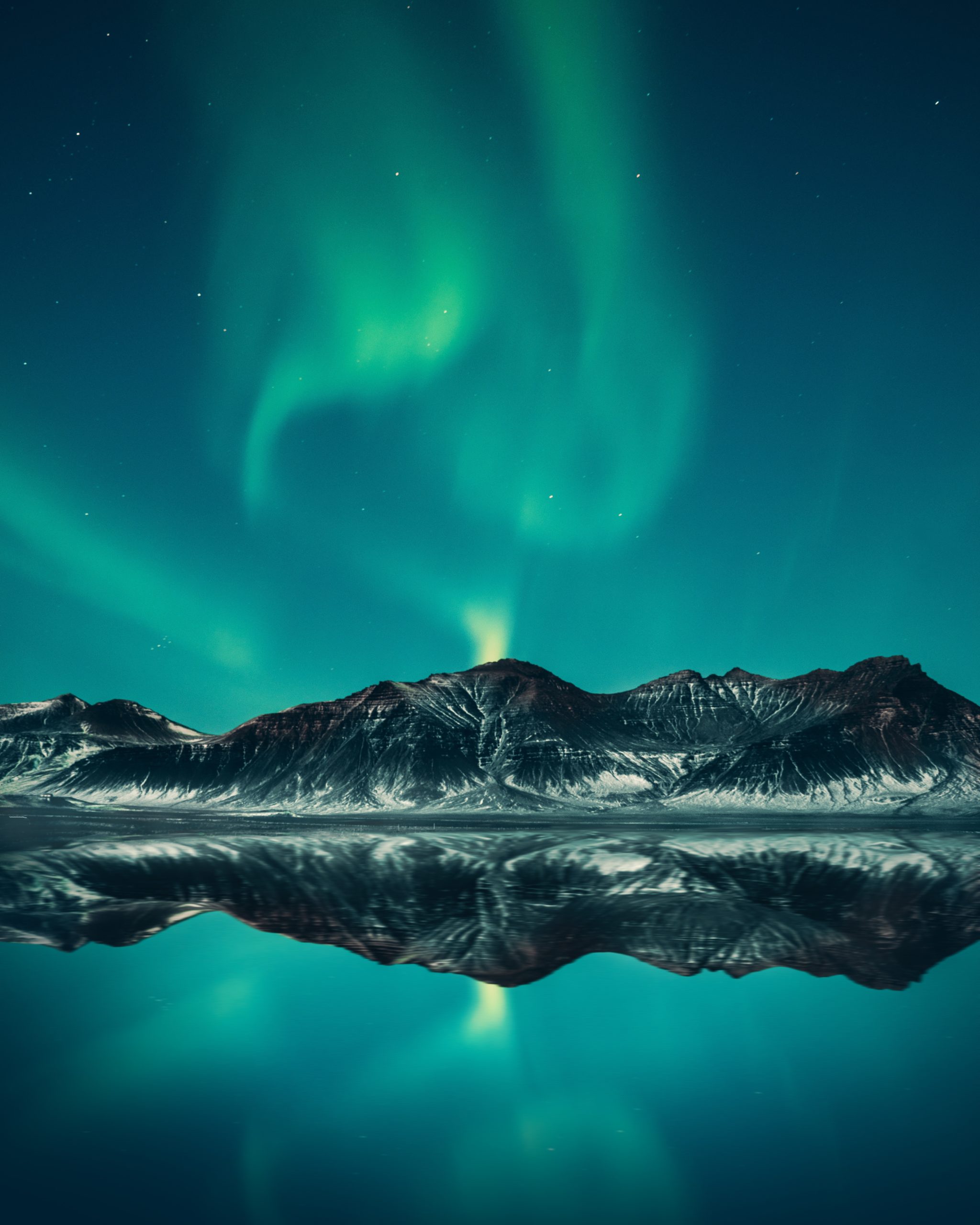 Aurora borealis Island (c) Benjamin Suter; Pexels